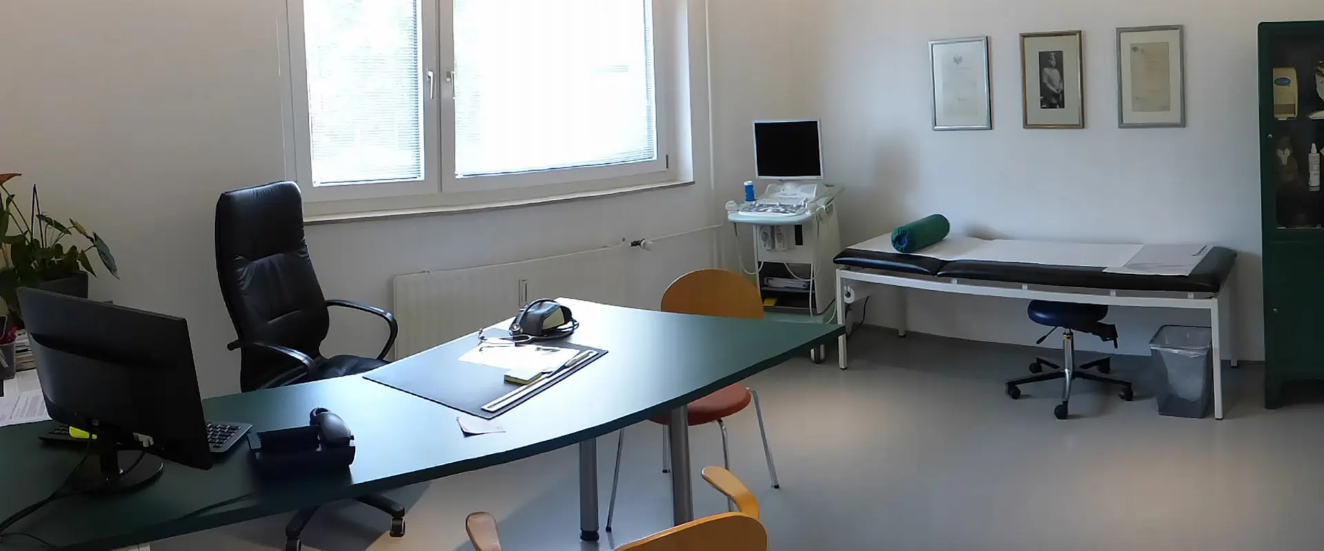 Praxisräume der Hausarztpraxis Lehndorf. 